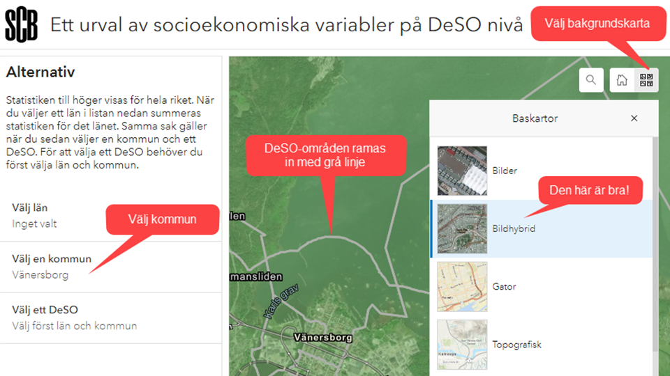 Guide till DeSO-karta