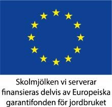 EU-logga för skolmjölken EU -stöd